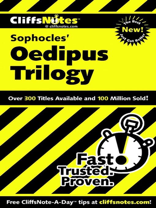 Title details for CliffsNotes on Sophocles' Oedipus Trilogy by Regina Higgins - Wait list